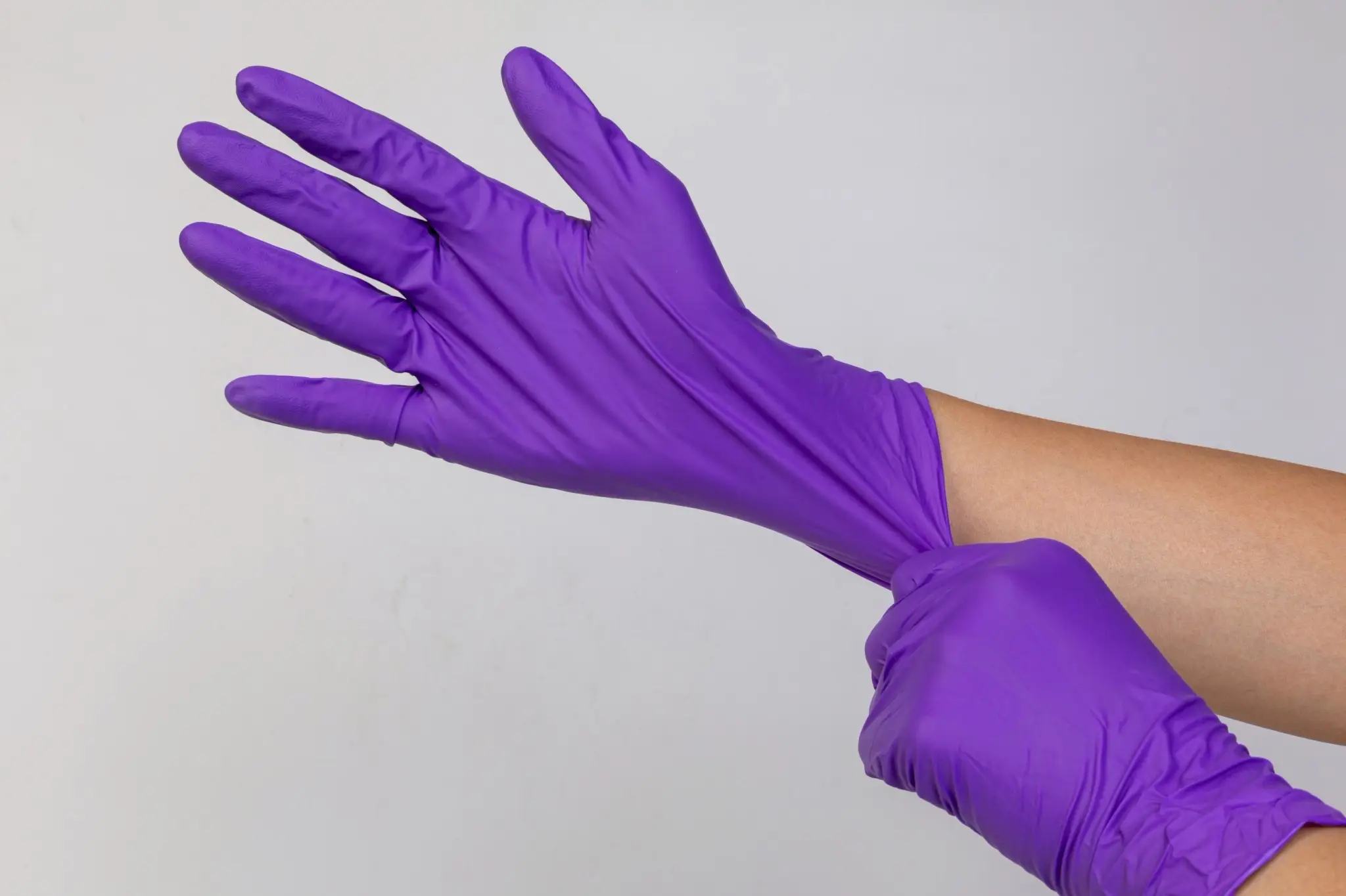 9”NBR手套(紫色)